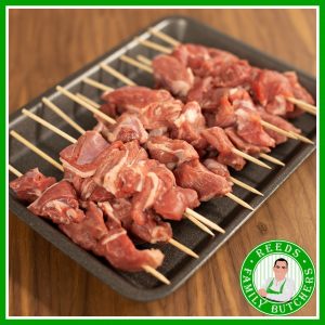 Buy a £10 tray of Lamb Kebabs online from Reeds Family Butchers