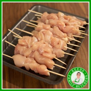 Buy a £10 tray of Chicken Kebabs online from Reeds Family Butchers
