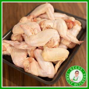 Buy a £10 tray of Jumbo Chicken Wings online from Reeds Family Butchers