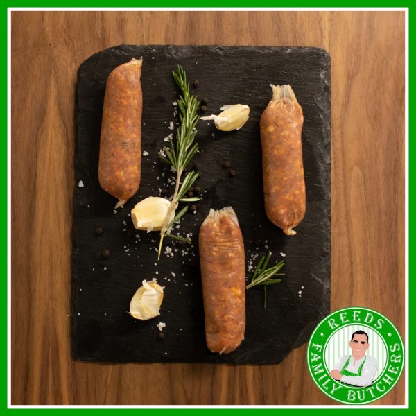 Buy Minted Lamb Sausages - 8 Pack online from Reeds Family Butchers