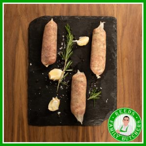 Buy Pork & Caramelised Onion Sausages - 8 Pack online from Reeds Family Butchers